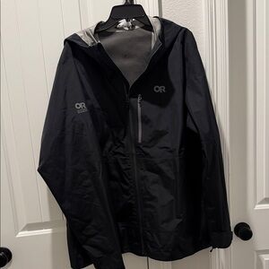 Outdoor Research Black Raincoat
